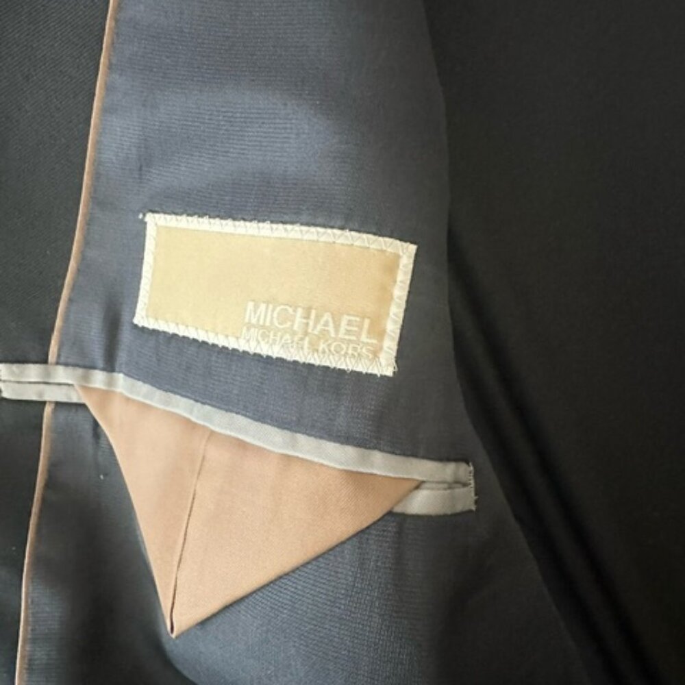 Wool Michael Kors Navy Suit - 42L - Picture 3 of 8